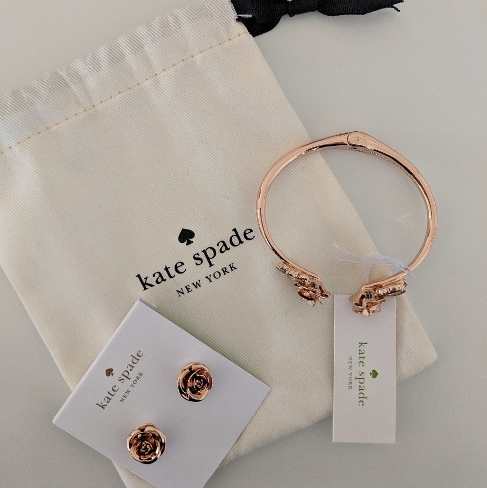 Gold Kate Spade jewelry
